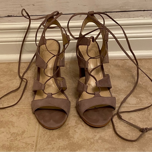 Vince Camuto Winona Lace-Up Heels - Picture 2 of 9